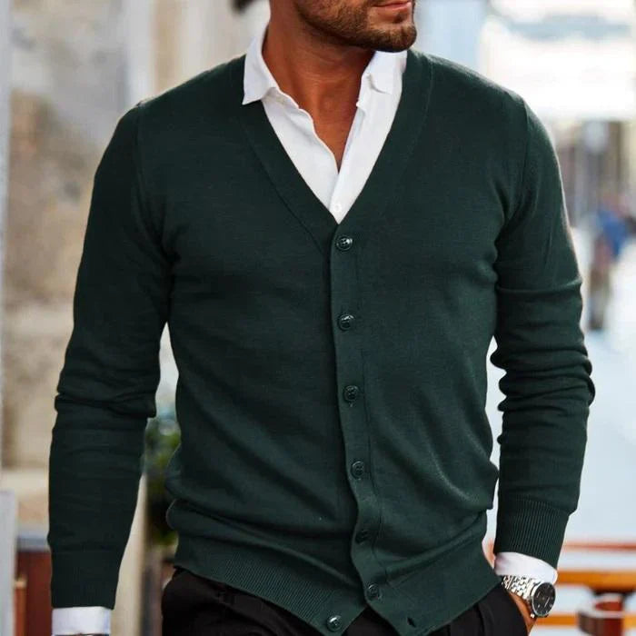 Rovian | Warme und stylische Herrenstrickjacke 3