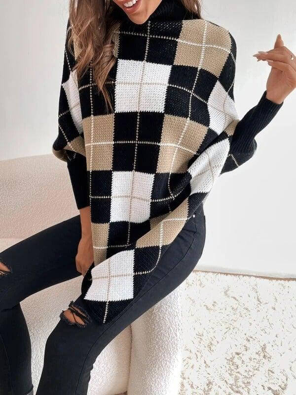 Roxane - Eleganter Pullover mit geometrischem Druck