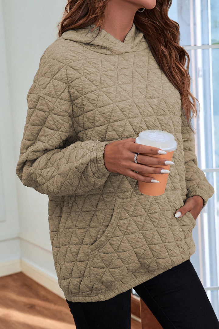 Ruby - Gesteppte warme Jacke mit Kapuze