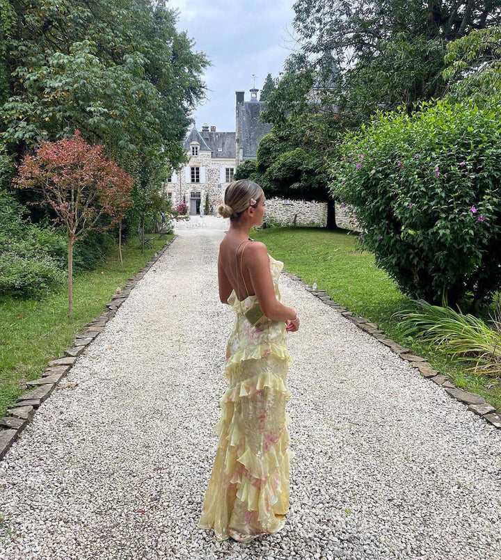 Ruffle Maxi Kleid | Phoebe