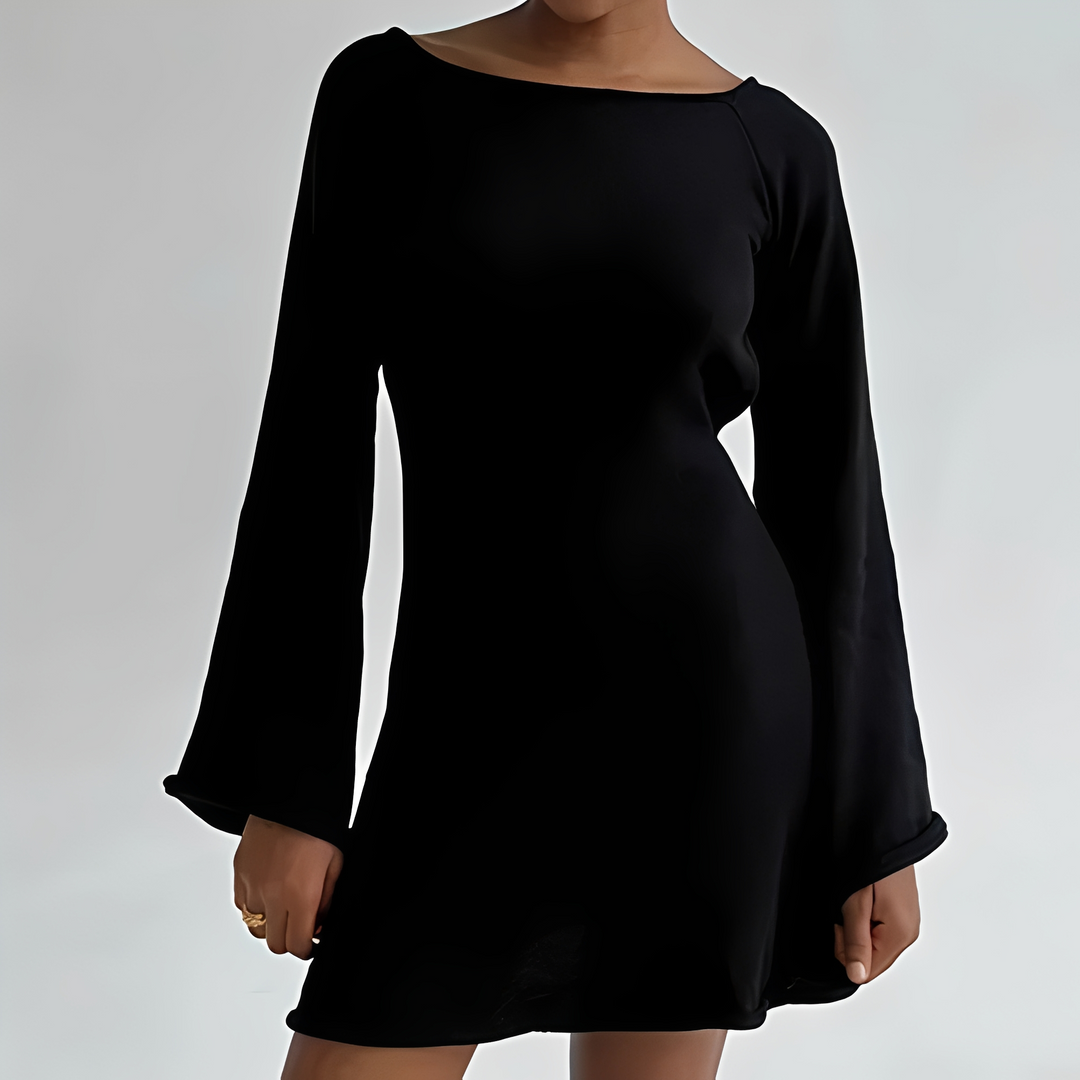 Aryana - Stilvolles Sommerkleid mit langen Ärmeln für Frauen