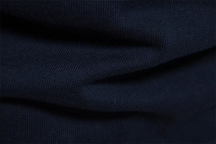 Pullover mit Reißverschluss | Sweater Gestreiftes Design und Stehkragen