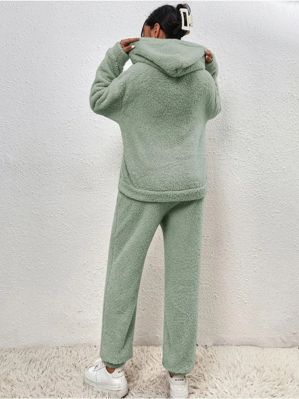 Daniela | Damen Gemütliches Zweiteiliges Pullover-Set