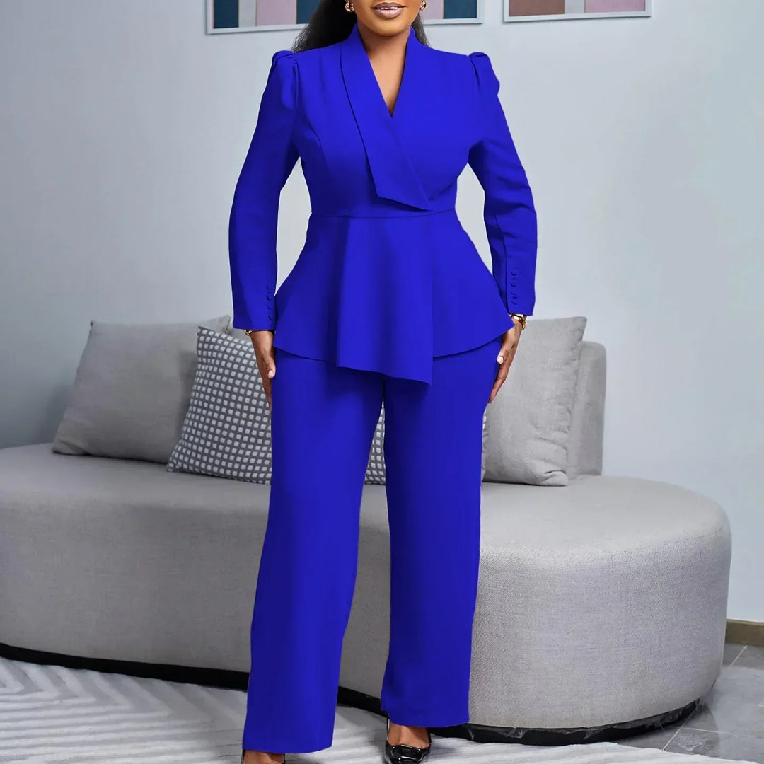 Emma | Damen Maßgeschneidertes Blazer- und Hosenoutfit