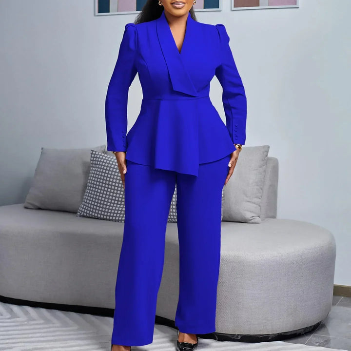Emma | Damen Maßgeschneidertes Blazer- und Hosenoutfit