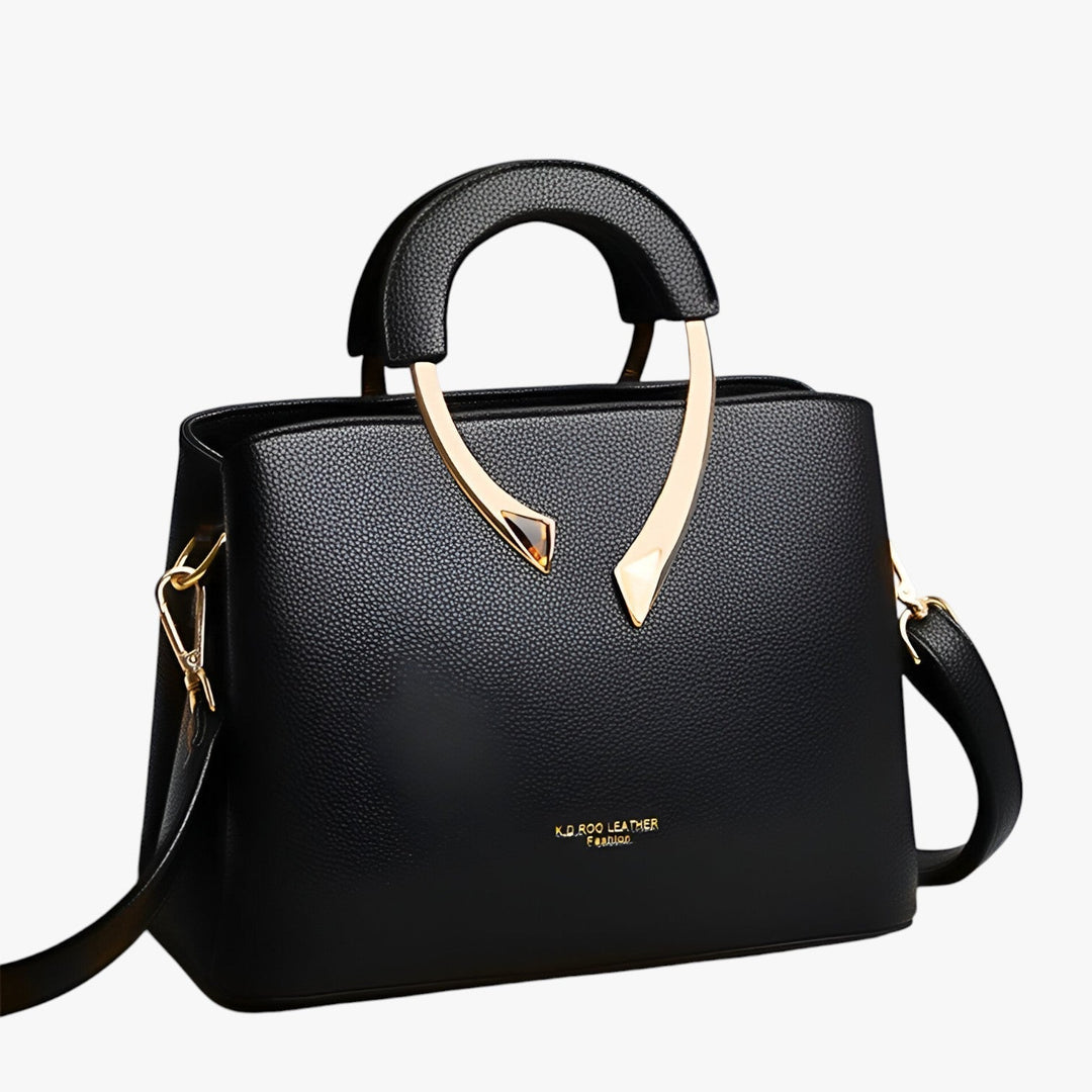 Damen Tote Bag mit Goldakzent