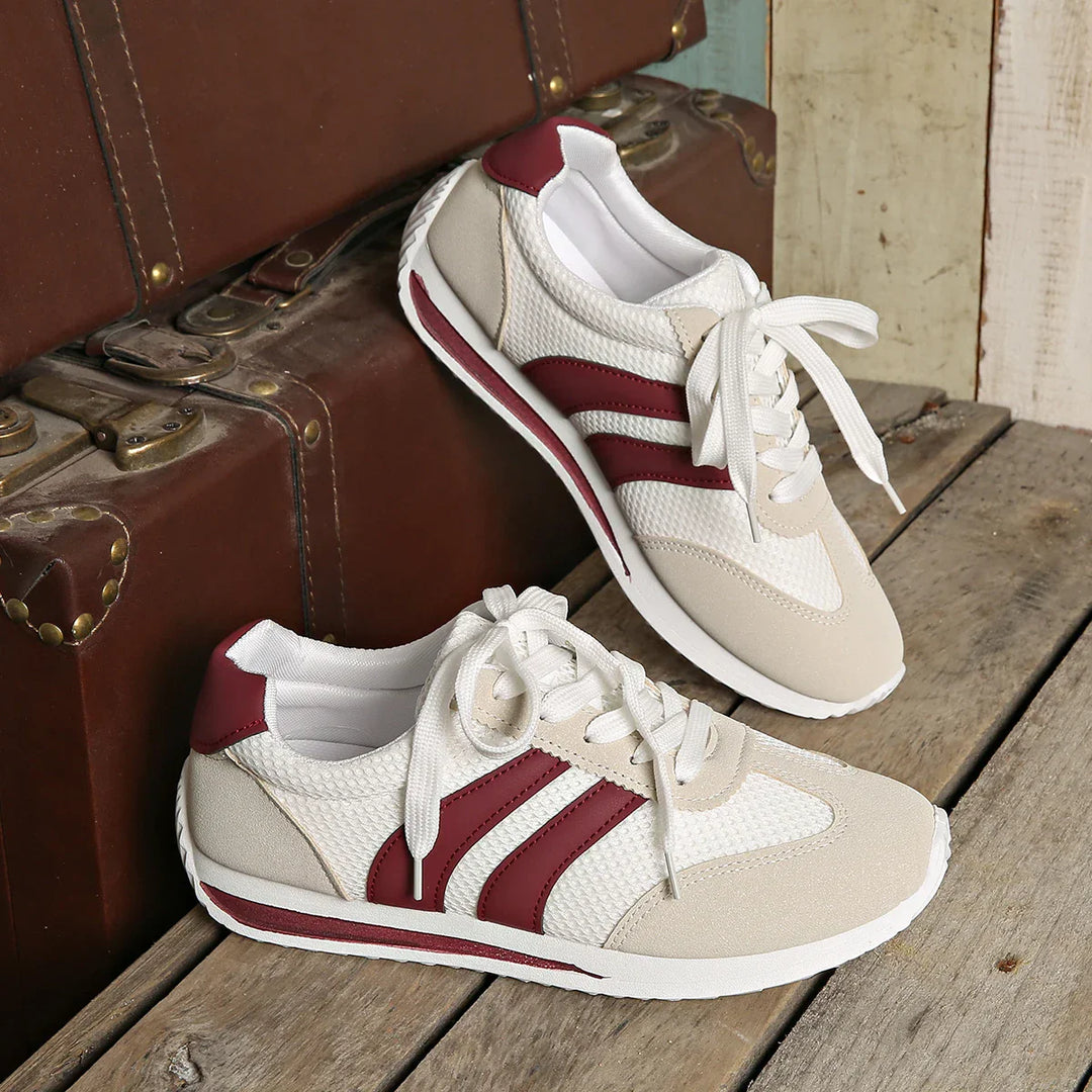 Sneaker Damen Schnürung Mesh