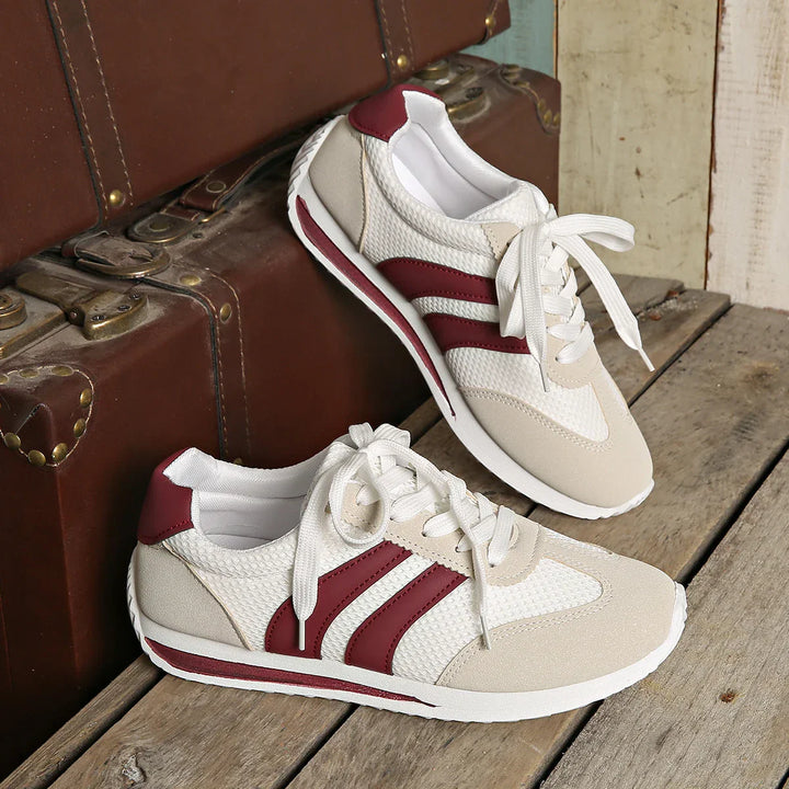 Sneaker Damen Schnürung Mesh