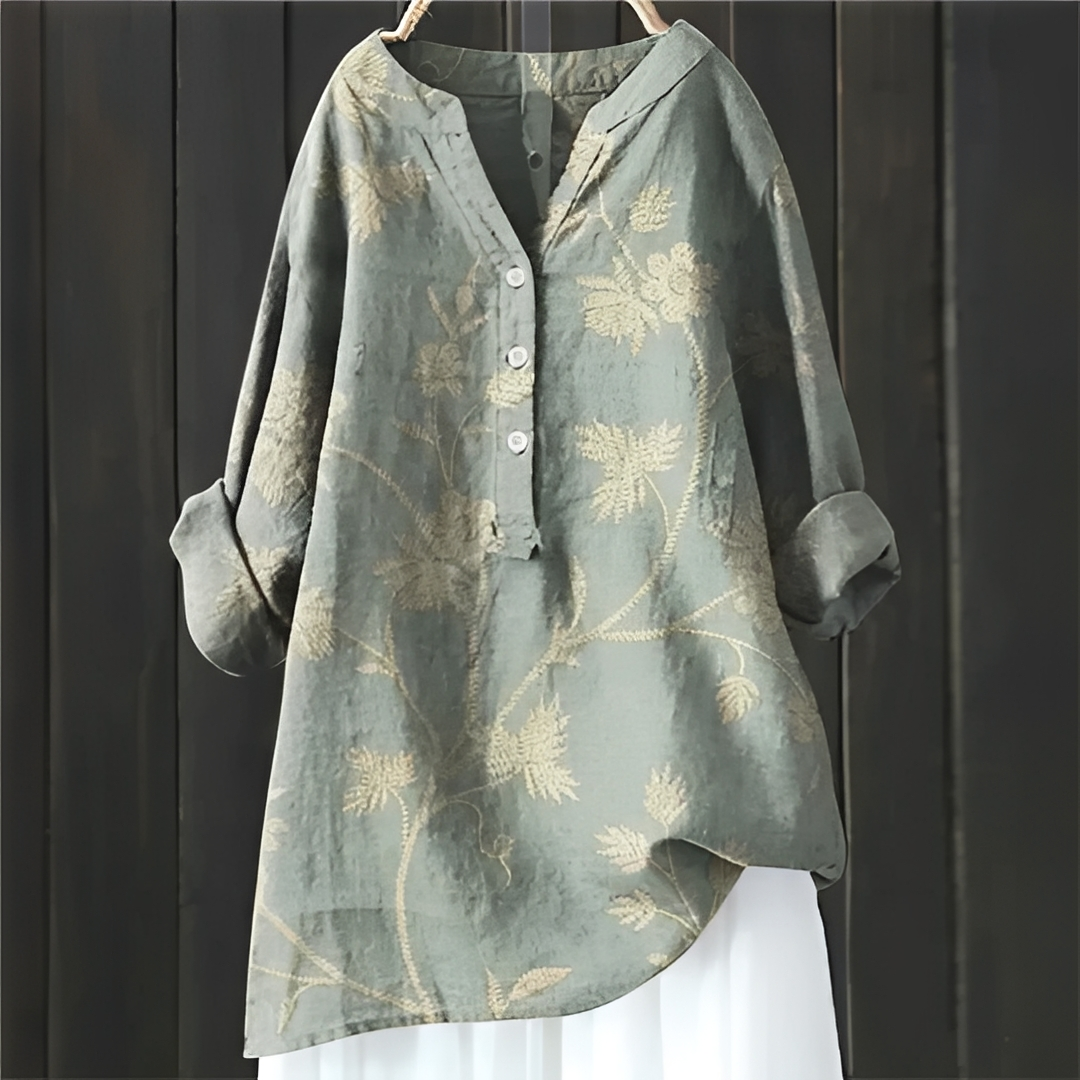 Esmeralda - Elegante florale Bluse für Frauen
