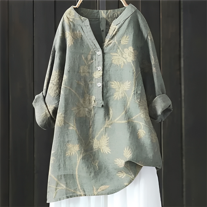 Esmeralda - Elegante florale Bluse für Frauen