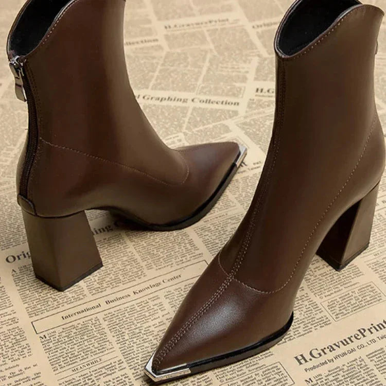 Merle – Chrome Tip Chelsea Leather Boot - Image 12