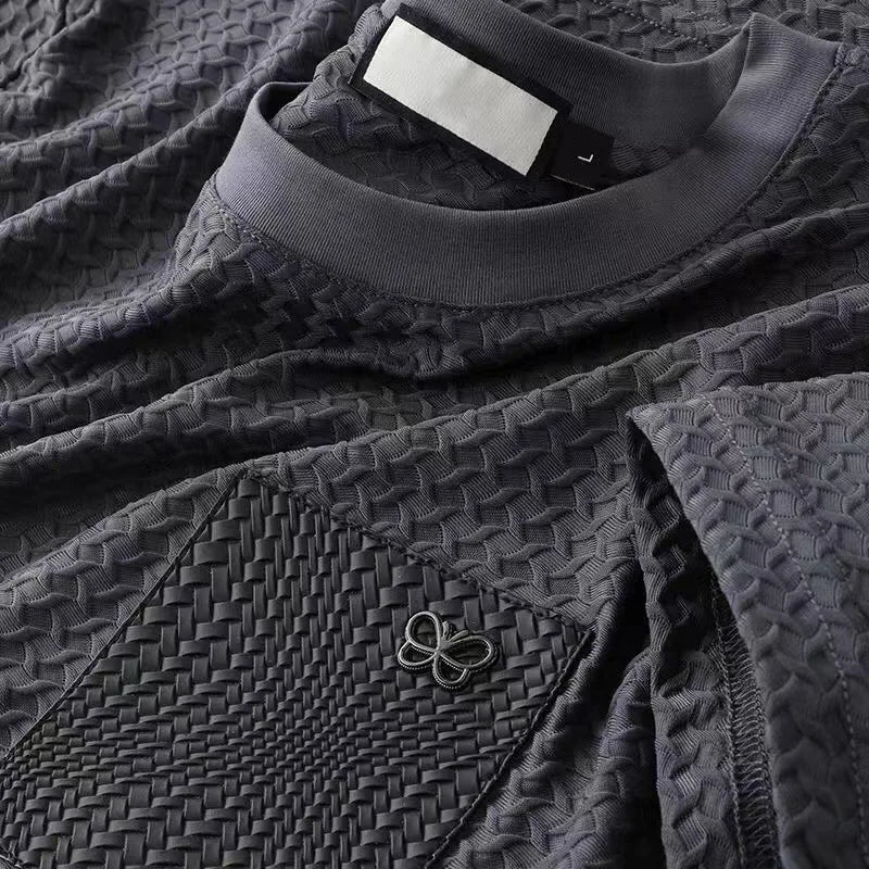 T-Shirt kurzärmelig Rundhals mit Brusttasche