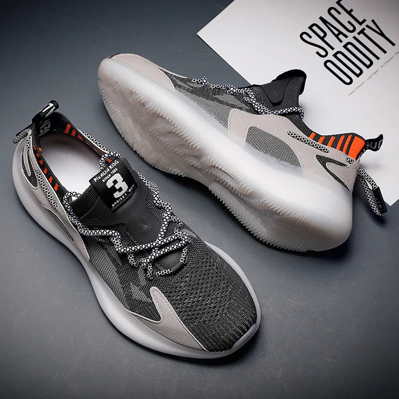Orthopädische Sneaker mit Schnürung aus Mesh