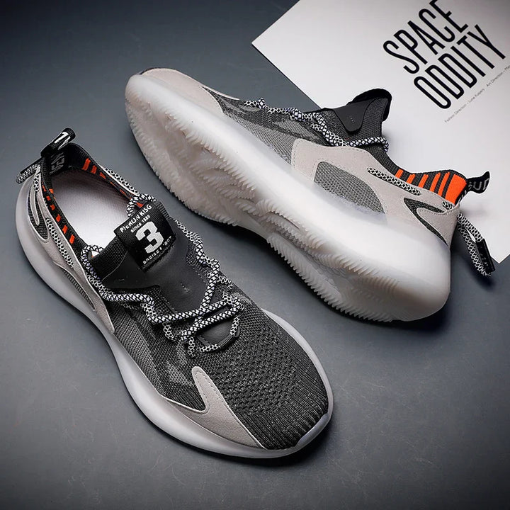 Orthopädische Sneaker mit Schnürung aus Mesh