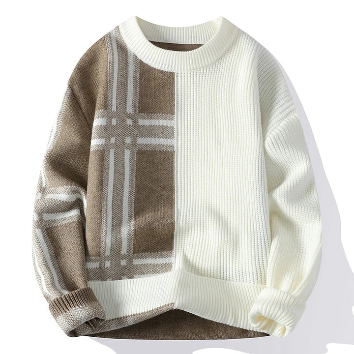 Georg | Herren Gerippter Langarmpullover