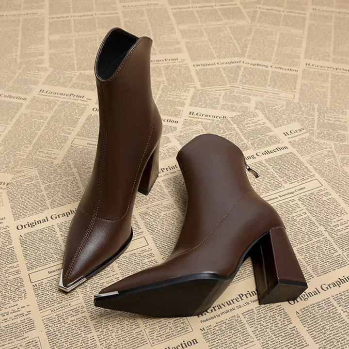 Merle – Chrome Tip Chelsea Leather Boot - Image 11