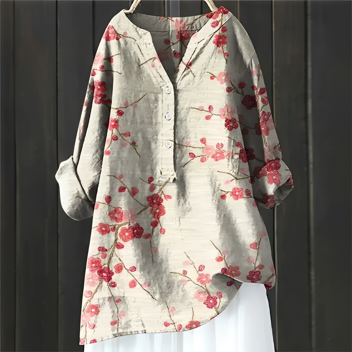 Esmeralda - Elegante florale Bluse für Frauen