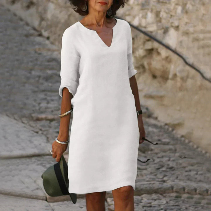 Clara – Leinen-Sommerkleid