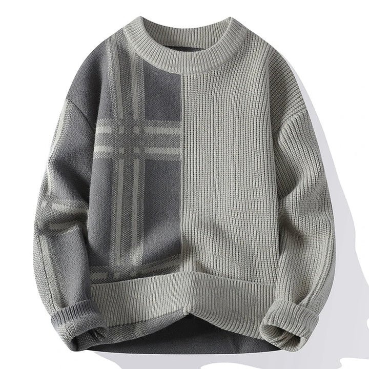 Georg | Herren Gerippter Langarmpullover