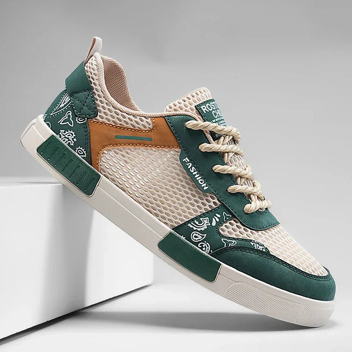 Air Sneaker mit Mesh und Schnürung