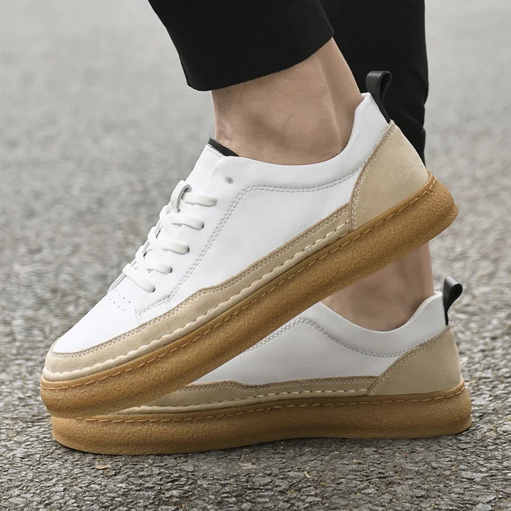 Derby-Schnürschuhe mit Gummisohle