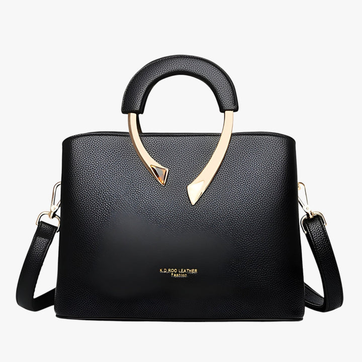 Damen Tote Bag mit Goldakzent
