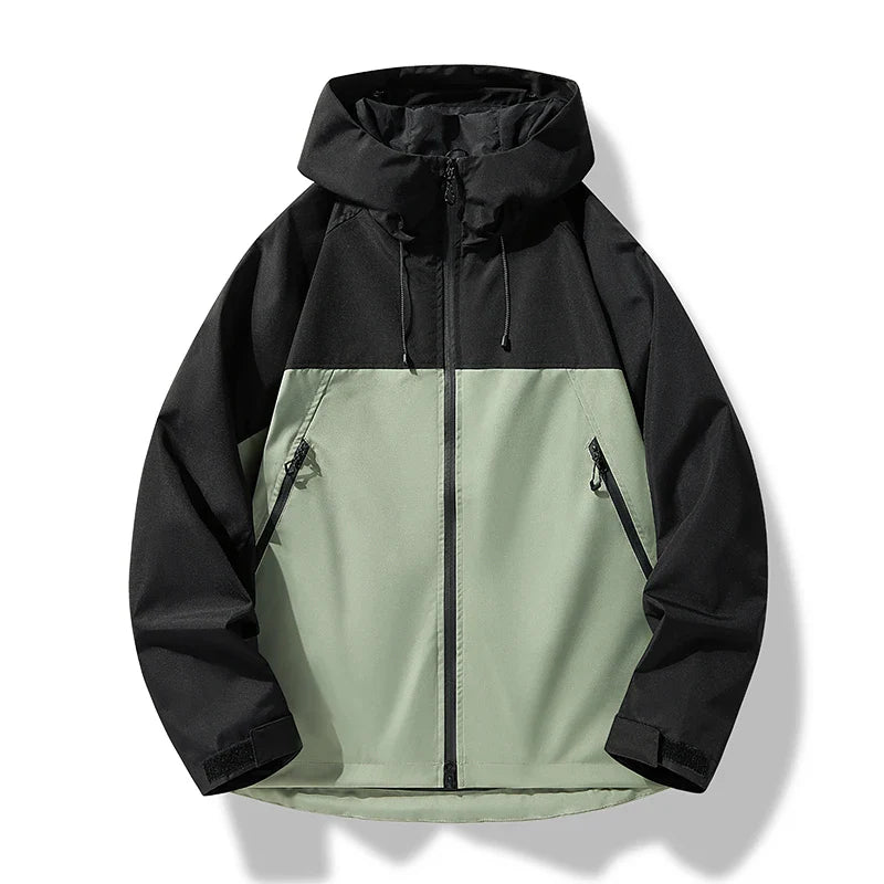 Heinrich | Herren Wasserdichte Kapuzen Winddichte Shell Jacke