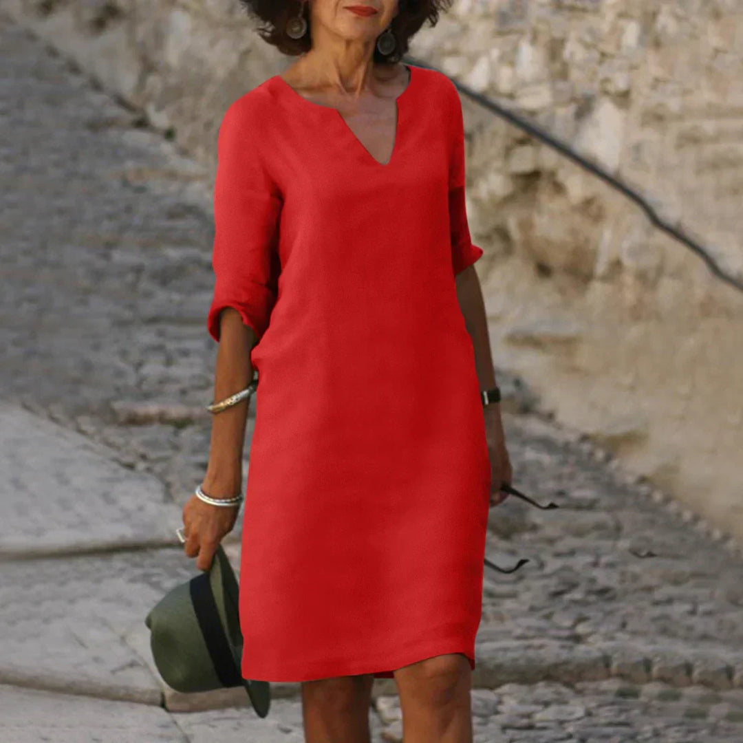 Clara – Leinen-Sommerkleid