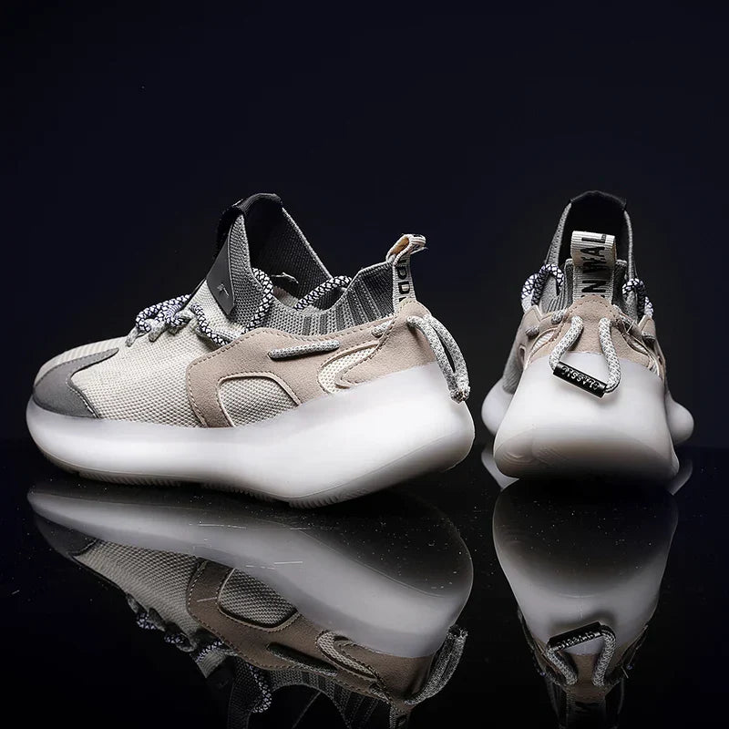 Orthopädische Sneaker mit Schnürung aus Mesh