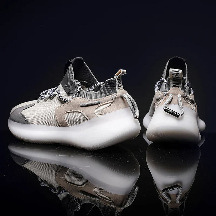 Orthopädische Sneaker mit Schnürung aus Mesh