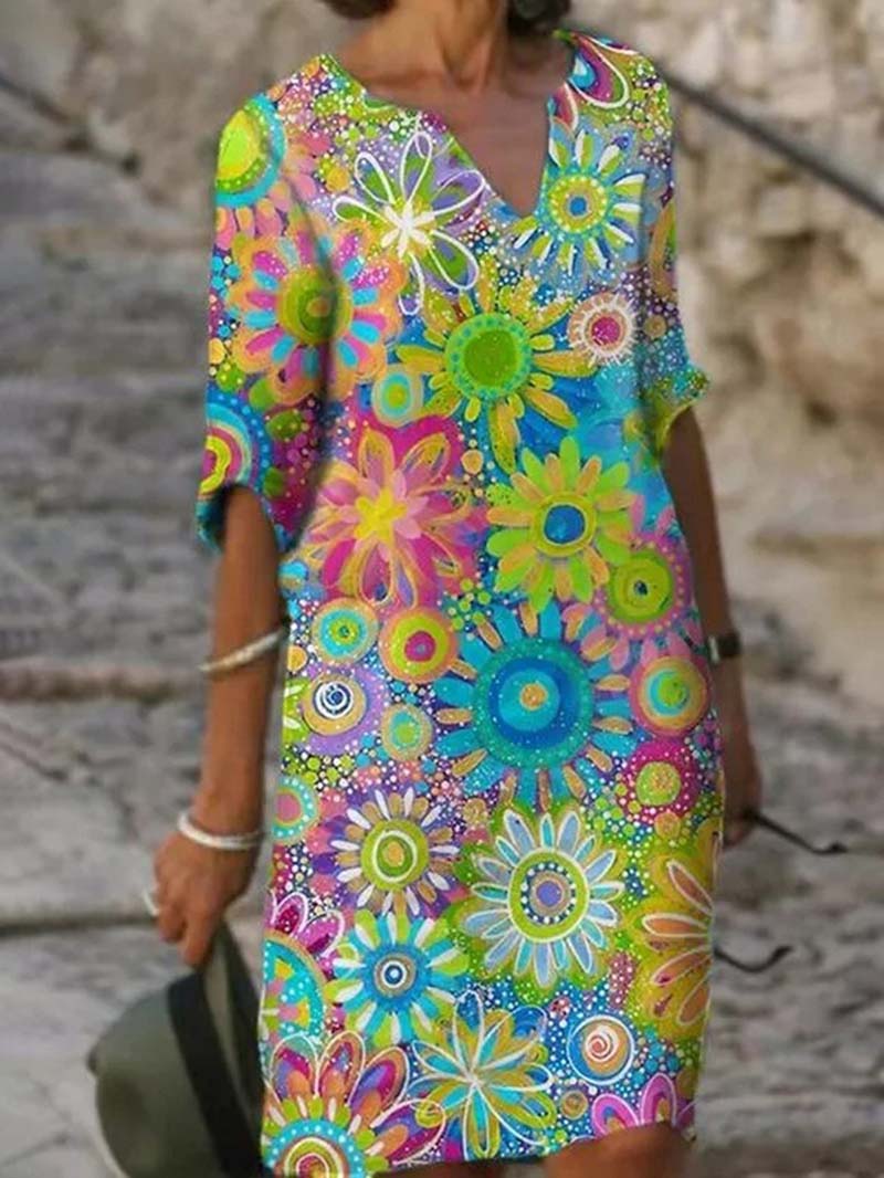 Lucy – Floral Print Dress - Image 2