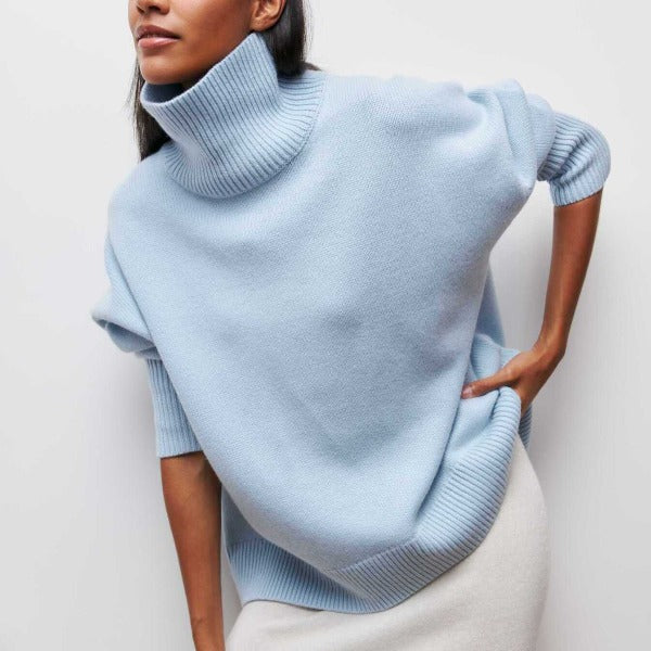 Berenice – Pullover mit Hohem Kragen