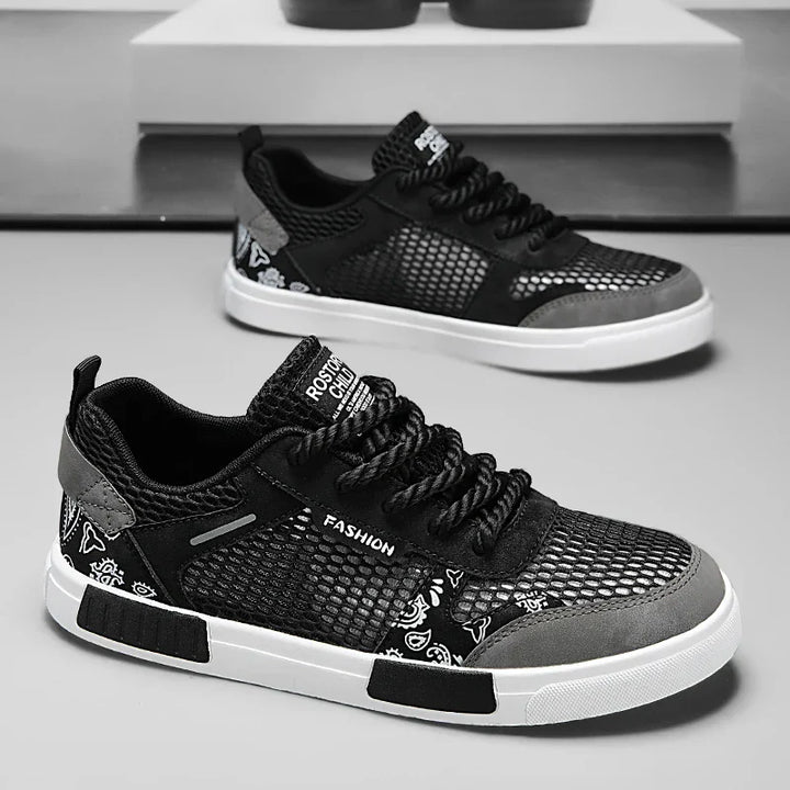 Air Sneaker mit Mesh und Schnürung