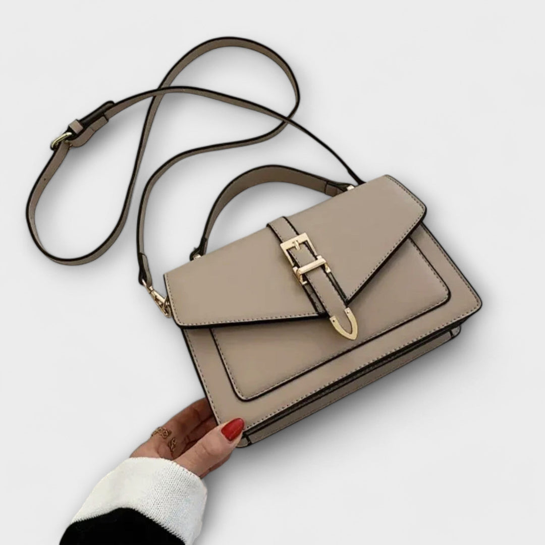 Martina | Damen klassische elegante strukturierte Schultertasche