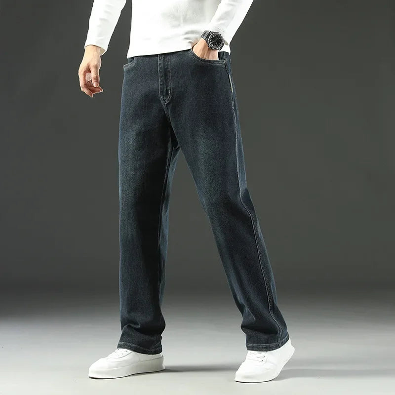 Herrenjeans Regular Fit gerades Bein