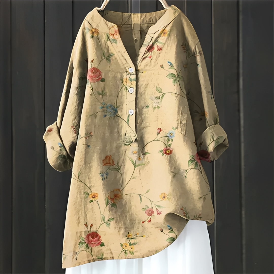 Esmeralda - Elegante florale Bluse für Frauen