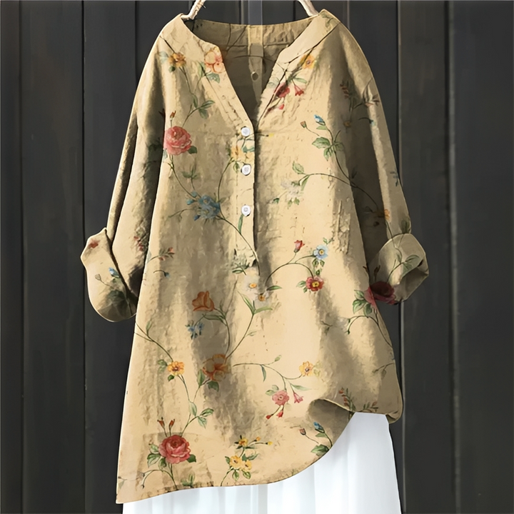 Esmeralda - Elegante florale Bluse für Frauen