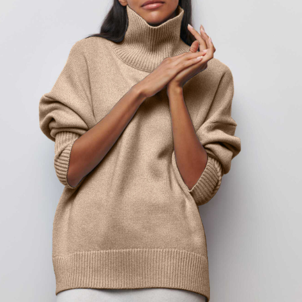 Berenice – Pullover mit Hohem Kragen