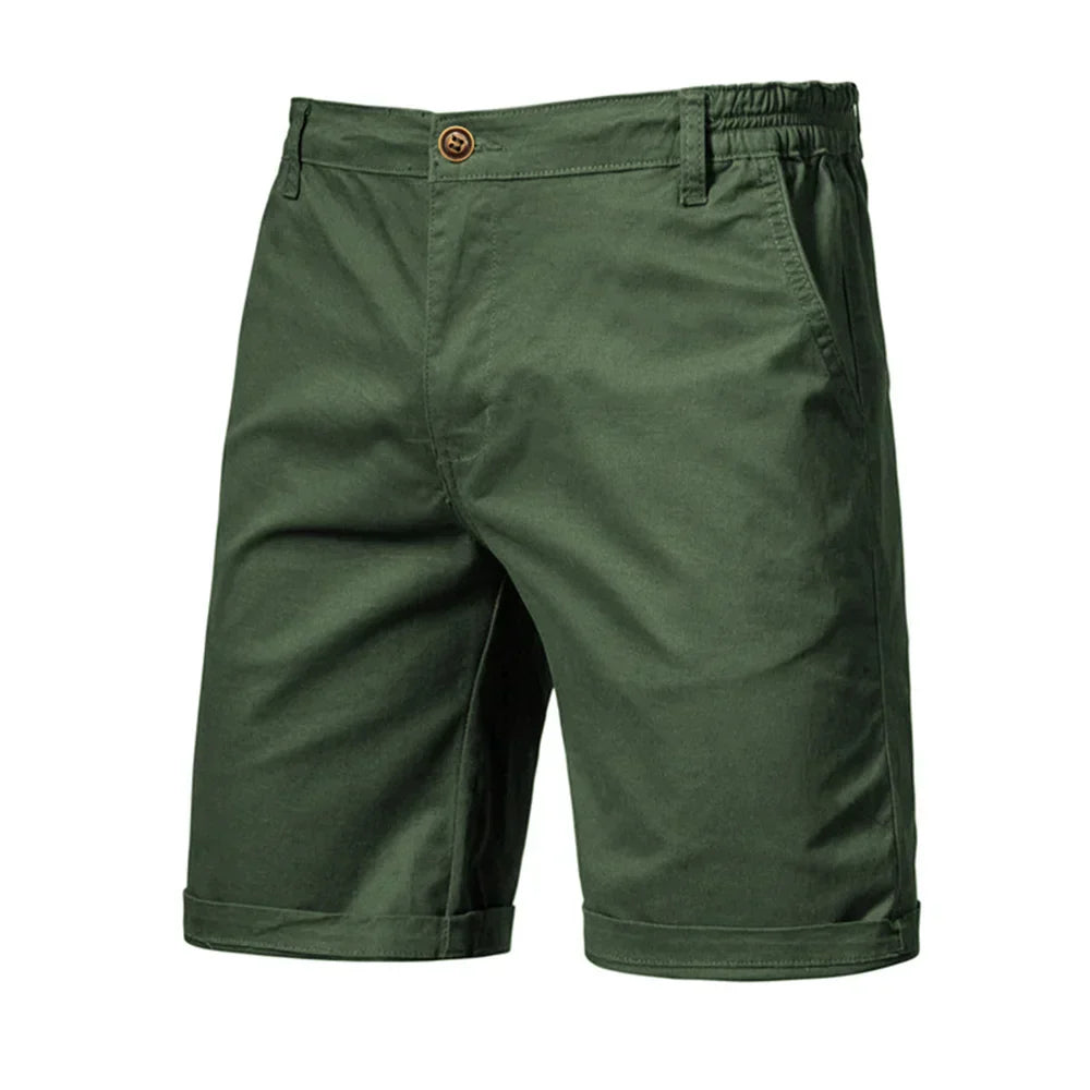 Emil | Herren Freizeit Chino-Shorts mit Knopfleiste