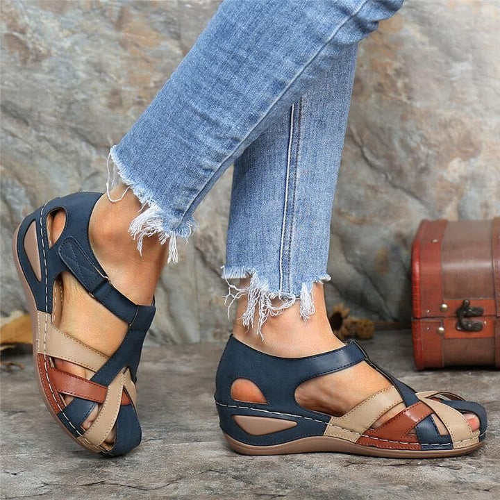 Nina – Women's Vintage Orthopedic Sandals - Image 3