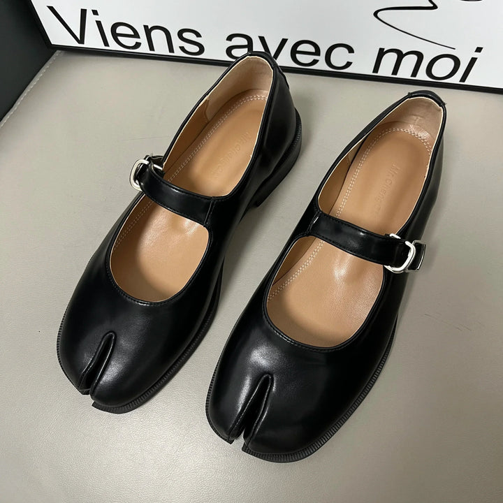 Anja – Leather Mary Jane Shoes with Strap for Women - Image 8