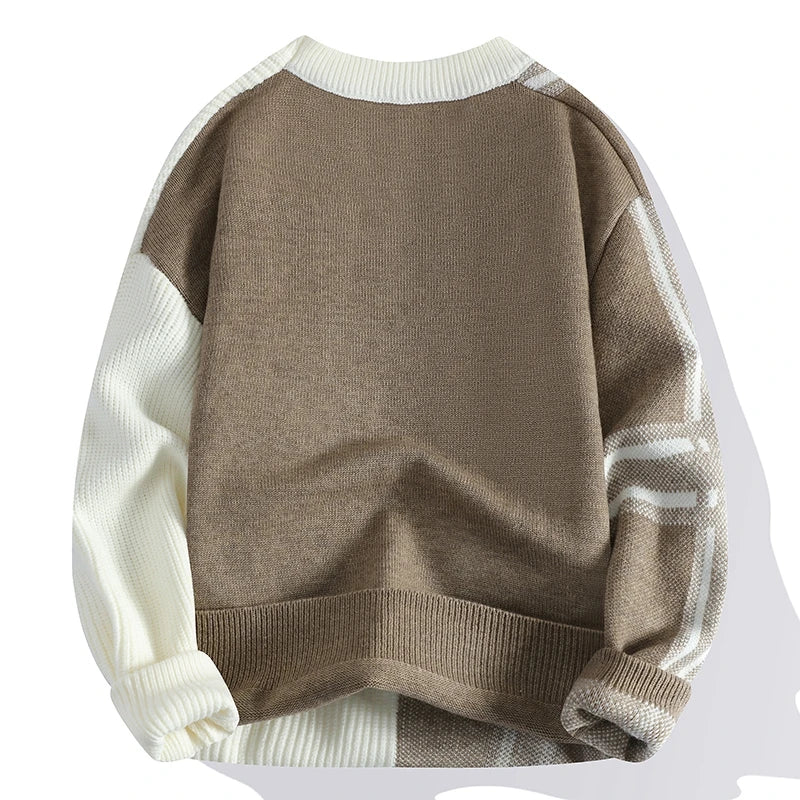 Georg | Herren Gerippter Langarmpullover