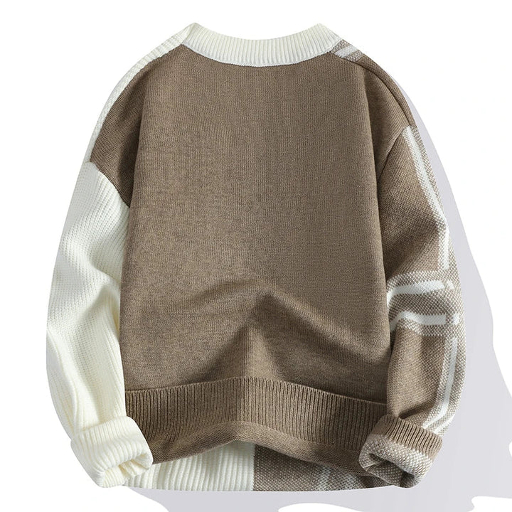 Georg | Herren Gerippter Langarmpullover