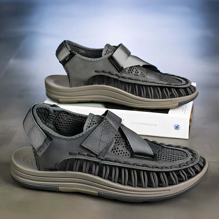 Alfien - Atmungsaktive Herrensandalen mit verstellbaren Riemen