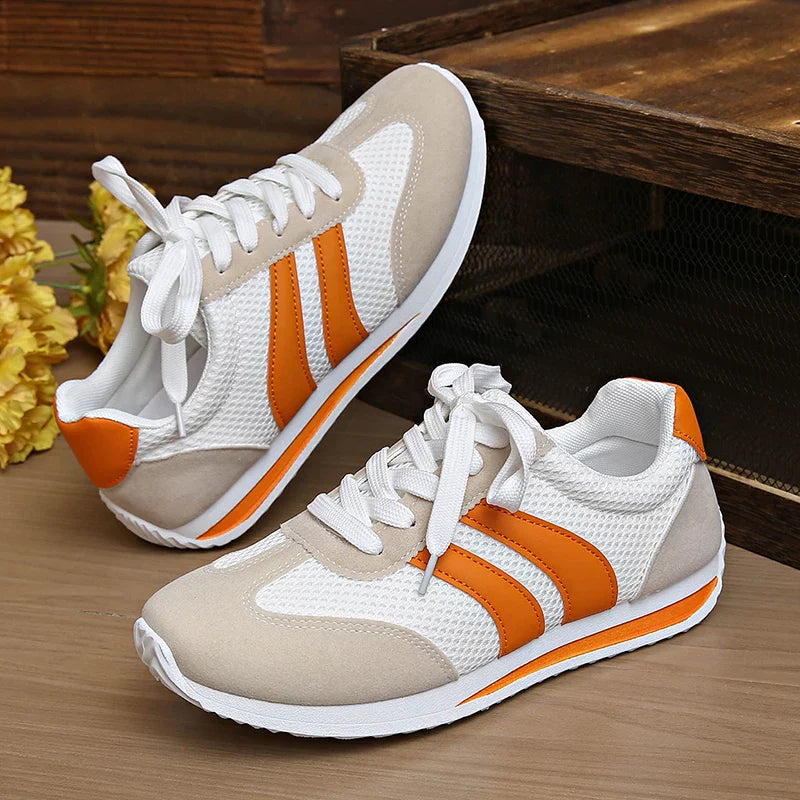 Sneaker Damen Schnürung Mesh