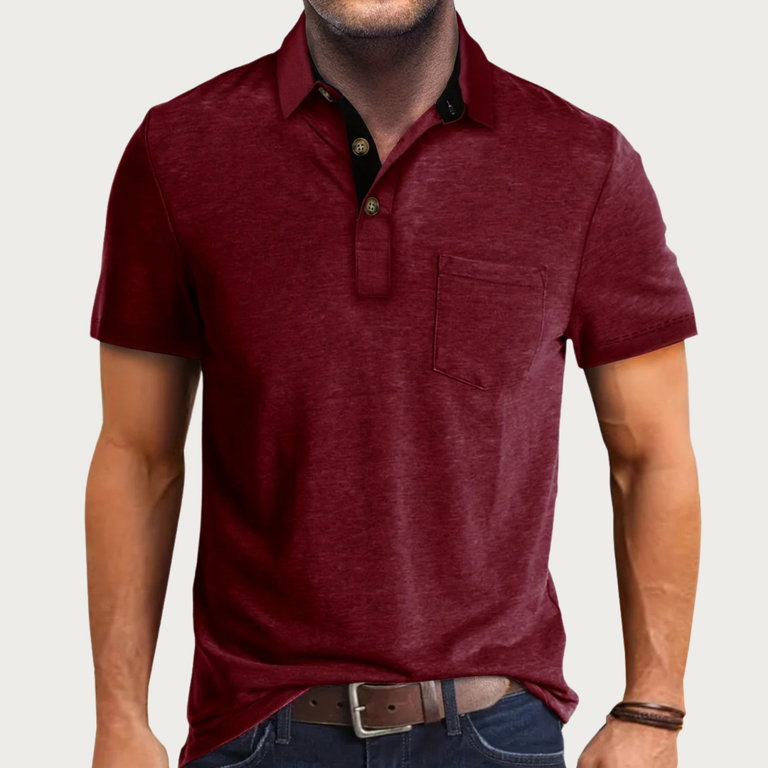 Patrick | Herren Kurzarm Polohemd mit Knopfleiste