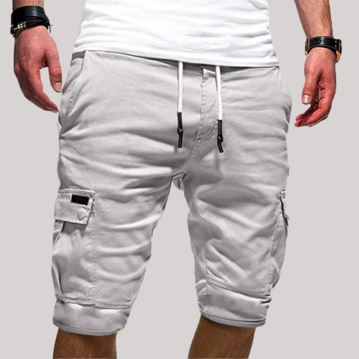 Anton | Herren Cargo Shorts mit Kordelzug und Taschen
