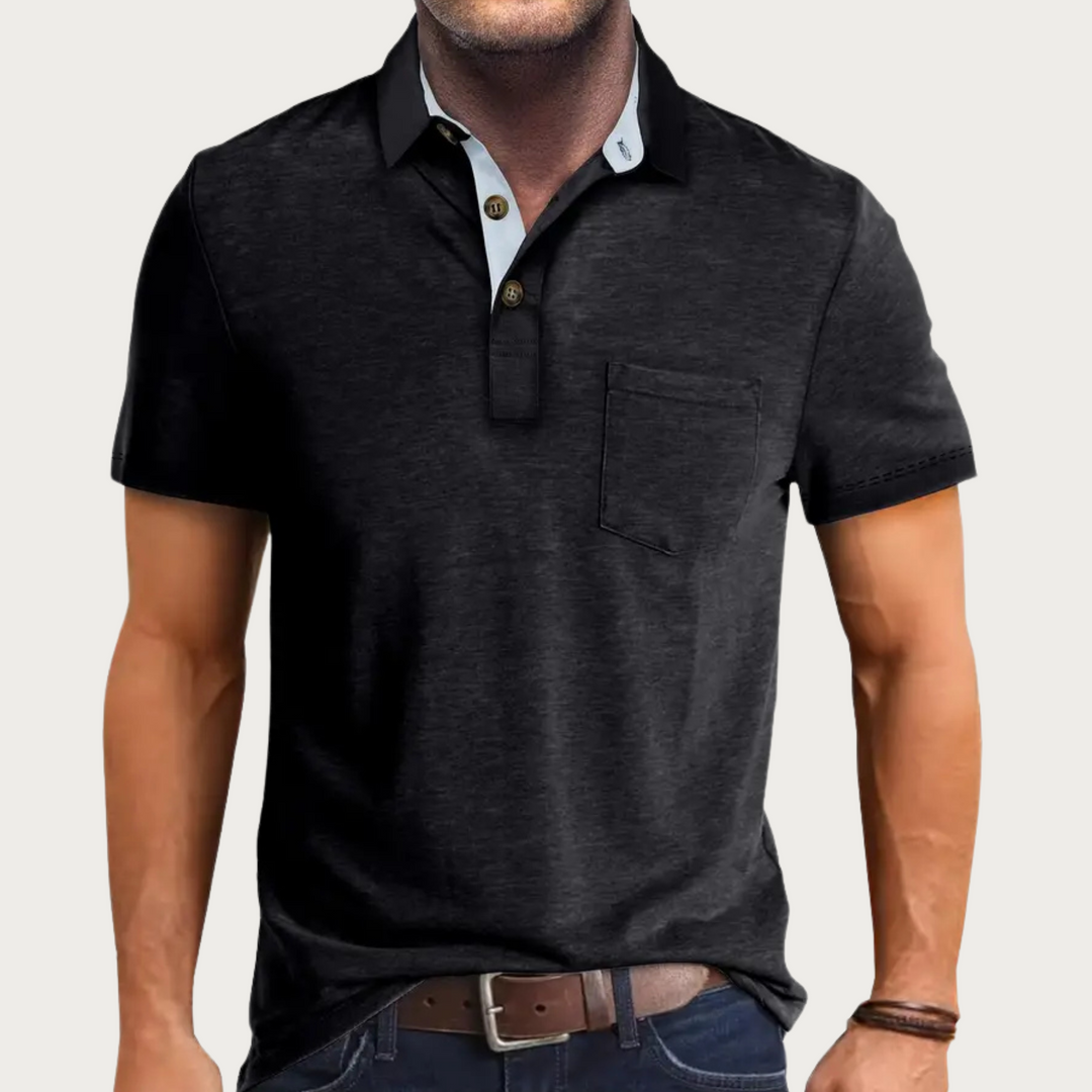 Patrick | Herren Kurzarm Polohemd mit Knopfleiste