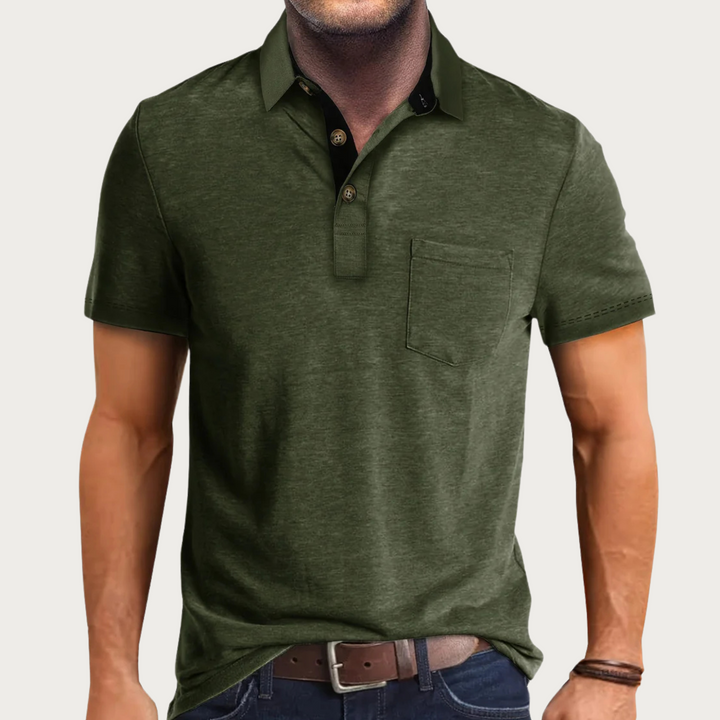 Patrick | Herren Kurzarm Polohemd mit Knopfleiste
