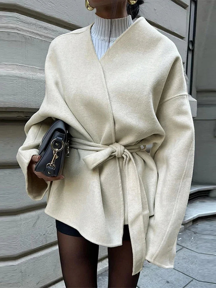 Sabine - Warmer Vintage Kurzmantel für Frauen